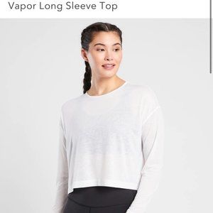 NWT Athleta Women's Vapor Long Sleeve Top